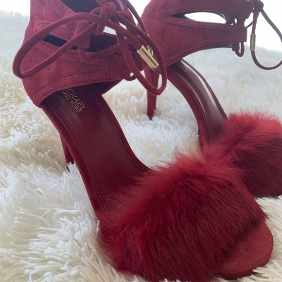 Never-worn Michael Kors suede evening sandal - Picture 3 of 3